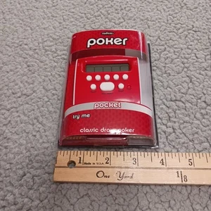 Radica Pocket Poker Handheld Game Mattel Classic Draw Poker 2009 - Picture 1 of 5