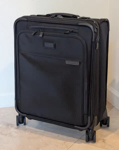 BRIGGS & RILEY Baseline 21" Carry-On Expandable Spinner Luggage, Black U121CXSPW - Picture 1 of 9