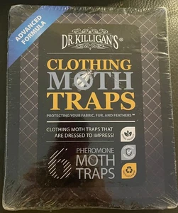 Dr. Killigans Premium Clothing Moth Traps with Pheromones Prime 6-Pack - Picture 1 of 2