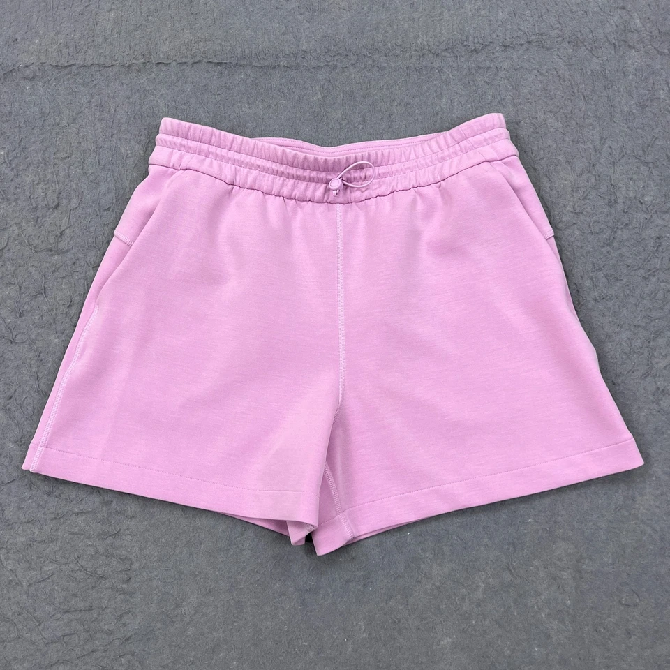 Pantalón Corto Lululemon Softstreme Tiro Alto 4” Para Mujer 8 Rosa Cincha Elastizado Yoga W7CAXS Foto 1 de 4