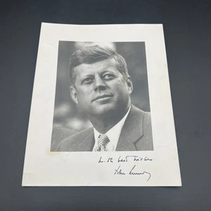 Vintage 1960's, John F. Kennedy, 8x10 Glossy Press Photo - Picture 1 of 5