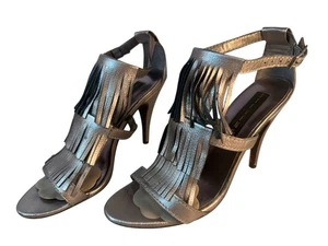 Steve Madden Bijoux Metallic Bronce 4” Tacones con Tirantes para Mujer Talla 8M - Imagen 1 de 14