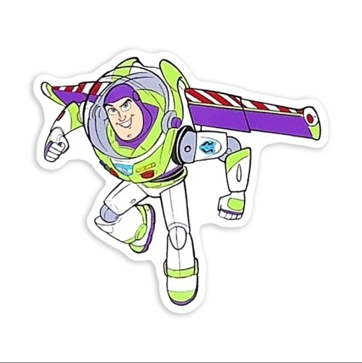 Centro de moño de cabello plano de resina plana de 5 unidades 1272618 Toy Story Buzz Lightyear 2" Foto 1 de 1