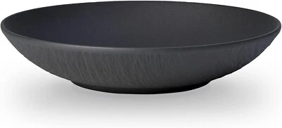 Flat Bowl by Villeroy & Boch Manufacture Rock Noire 24cm - Image 1 of 4