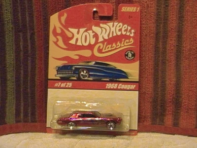 2004 HW Classics Series 1 1968 Cougar #7 of 25  Special Paint Color "RED" - Image 1 of 4