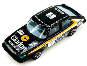 Rare Burago 1981 SAAB 900 TURBO / RALLY Castrol Bosch / 1:43 Scale Clarion Vtg - Picture 1 of 7
