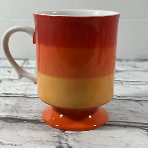 MCM Holt Howard H.H. años 60 Taza de café té amarillo naranja taza de repuesto - Imagen 1 de 6