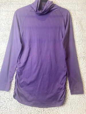 Alpine Design Dri-Logic Cuello Tortuga Manga Larga Ajustado Púrpura Top Mujer Talla M Foto 1 de 4