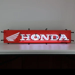 Honda Motorcycle Wall Mount Colorful Junior Neon Sign Neonetics 33" X 7" 5SMHND - Picture 1 of 1