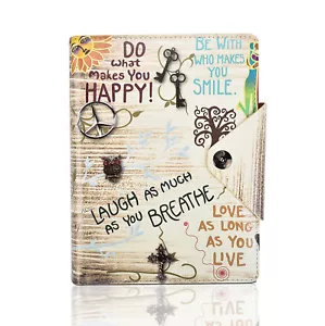 Arpan A5 Executive Personal Organiser Ruled Notebook Padded Leather Cover - Picture 1 of 61