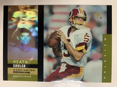 Heath Shuler 1995 Upper Deck SP Holoview #33 Insert Washington Redskins - Image 1 of 3
