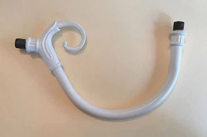 NUEVO ~ BRAZOS APLIQUE ARAÑA 6" metal recubierto de polvo plano blanco PIEZAS LÁMPARA - Imagen 1 de 2