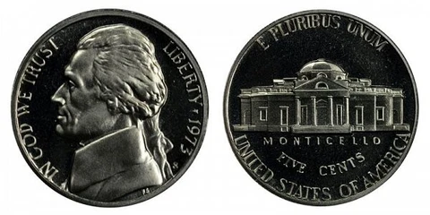 1973 S Proof Jefferson Nickel Cover