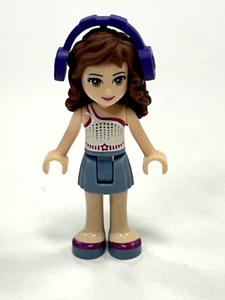 Lego Friends Olivia with Headphones Minifigure frnd109 - Picture 1 of 1