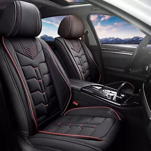 Car 5 Seat Covers For Nissan Kicks 2018-2025 Faux Leather Seat Cover Full Set - Picture 1 of 6