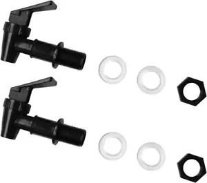 2 Pcs Replacement Cooler Faucet, Reusable Spigot Spout Water Beverage Lever Pour - Picture 1 of 7
