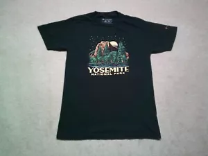 Columbia Yosemite National Park T Shirt Mens Small Black Outdoor Hiking - Picture 1 of 7