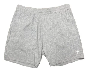 Pantalones Cortos Gymshark Para Hombre XXXL Cresta Gimnasio Atlético 7" Entrepierna Gris Claro - Imagen 1 de 9
