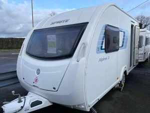 Sprite Alpine 2 2012 2 Berth Lightweight Caravan - Picture 1 of 5