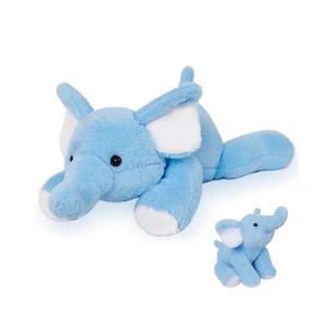 5 lbs 27" Weighted Elephant Stuffed Animals Blue, Giant Elephant Plush Pillow... - Picture 1 of 6