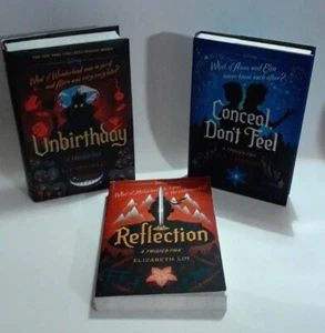 Disney YA Hardcover Novels Based On Mulan, Frozen & Alice In Wonderland VG Cond - Picture 1 of 2