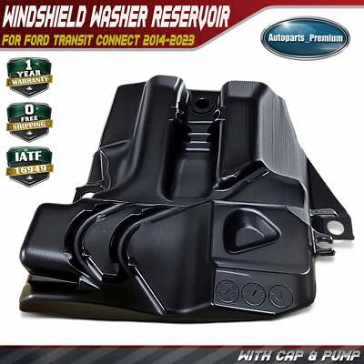 Depósito de líquido para lavadora de parabrisas con tapa y bomba para Ford Transit Connect 14-23 Foto 1 de 4
