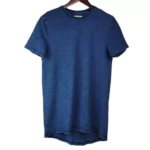 Birch Black Blue Tshirt Mens Sz S Mineral Wash Crew Neck Basic Casual Shirt Top - Picture 1 of 6