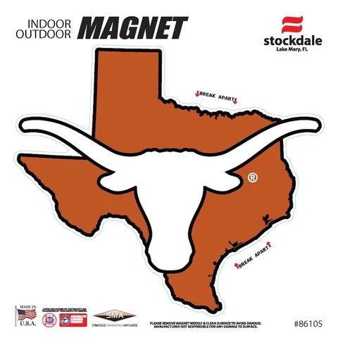 University Of Texas Longhorns Indoor/Outdoor Magnet Cover
