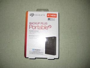 Seagate 4TB Backup Plus Portable External Storage NEW Factory Sealed Retail Box - Afbeelding 1 van 2