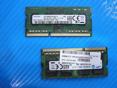 HP 15-w237cl Samsung 12Gb (4Gb & 8Gb) Memory M471B5173EB0-YK0 M471B1G73EB0-YK0 - Image 1 of 2