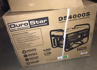 **SOLO RECOGIDA DuroStar DS4000S 4000 vatios 208 cc generador portátil de autocaravana refrigerado por aire Foto 1 de 4