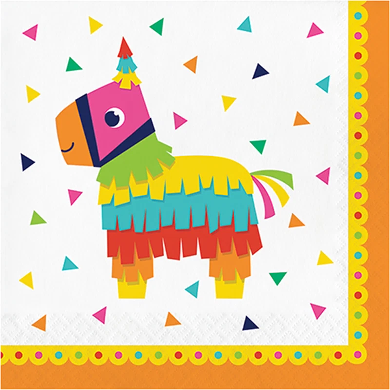 Fiesta Fun Party Lunch Napkins 16pk - Fiesta Party Supplies - Image 1 of 1