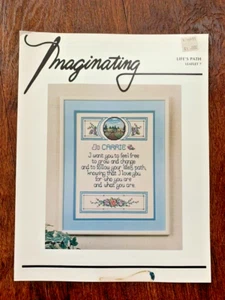 Imaginating "Life's Path" Cross Stitch Chart #7 Marilyn Clark OOP 1985 Love Poem - Bild 1 von 4