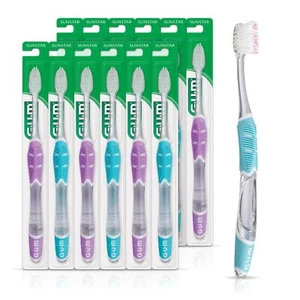 GUM Technique Sensitive Care Toothbrush Pack of 12 Ultra Soft Dome Trim Bristles - Picture 1 of 8