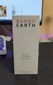 BambuEarth Rosemary Toner 4 oz Balances pH & Restores Skin’s Protective Barrier - Picture 1 of 1