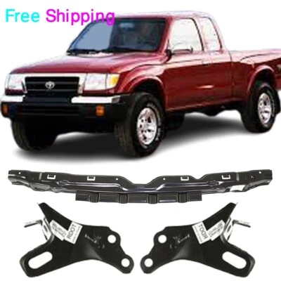 For 1998-2000 TOYOTA TACOMA New Bumper Reinforcement Bracket Kit Front Set of 3 Foto 1 de 4