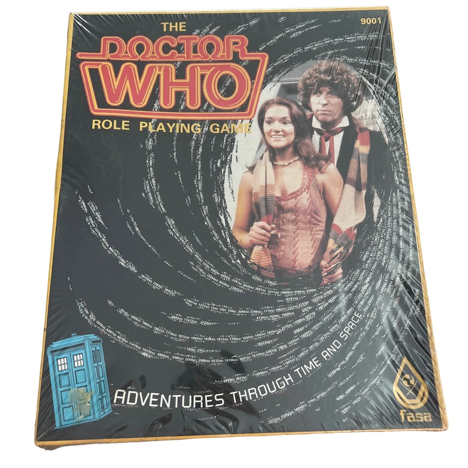 The Doctor Who Role Playing Game FASA 9001 1st Printing 1985 GM Screen