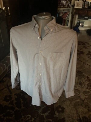 Camisa Johnston & Murphy Ajuste A Medida Multicolor Manga Larga Botón Delantero Para Hombres L Foto 1 de 4