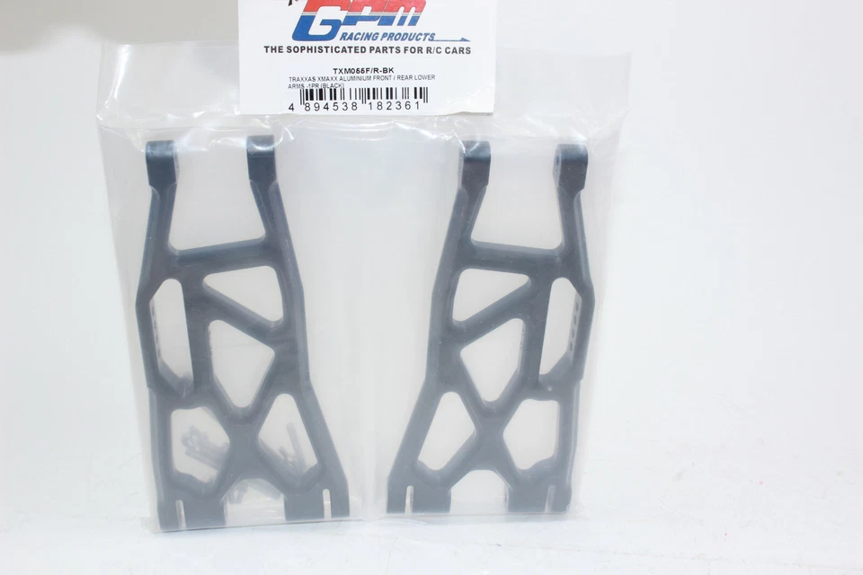 GPM TXM055F R-BK schwarz vorne + hinten unten Querlenker  X-Maxx 8S NEU in OVP  - Bild 1 von 4