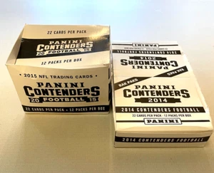 2014-15 Panini Contenders Football Rack Pack Value Lot 14 packs Sealed EVANS RCS - Picture 1 of 3