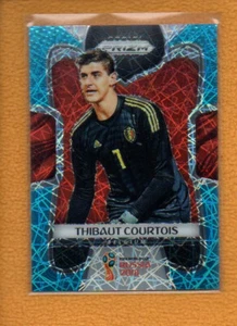 Thibaut Courtois 2018 Panini Prizm Coppa del Mondo Lazer azzurro #21/125 Belgio - Foto 1 di 3