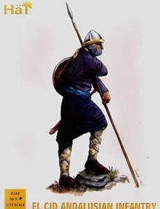 HAT SOLDATINI 1/72 - MEDIEVAL WARS El Cid - 8168 Andalusian Infantry 96 FIG. - Imagen 1 de 1