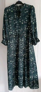Bruuns Bazaar FLORETS LEISA DAY DRESS BBW3576 Green Size 40 UK 12- New With Tags - Picture 1 of 10