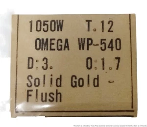 Genuine Omega WP-540 Solid Gold White 1050W 3mm Wrist Watch Crown - Bild 1 von 4