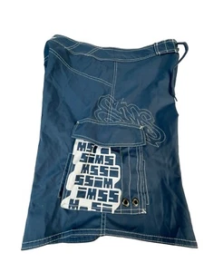 Sims Board Shorts Blue sz 30 White Stitching Pockets - Picture 1 of 11