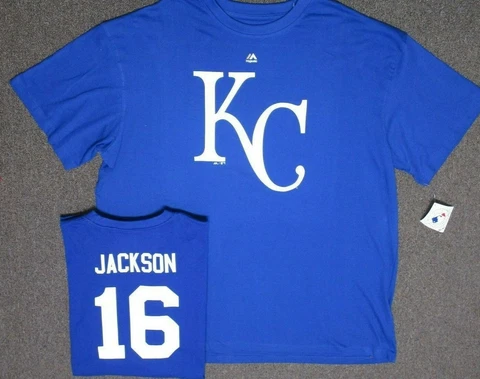 KANSAS CITY ROYALS BO JACKSON SHIRT MAJESTIC NEW BIG TALL SIZES Cover