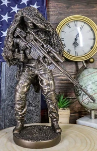 Modern Military Warfare Camouflage Marksman Sniper Specialist Unit Figurine - Picture 1 of 9