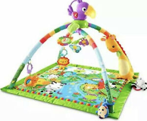 Fisher-Price FPM23 Rainforest Music and Lights Deluxe Gym