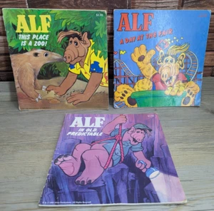Alf Children's Book Lot This Place Is A Zoo / Old Predictable / Day At The Fair - Imagen 1 de 19
