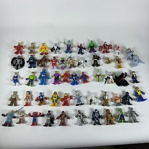 Imaginext and hasbro and other mini-figures huge lot AS IS figures superheroes